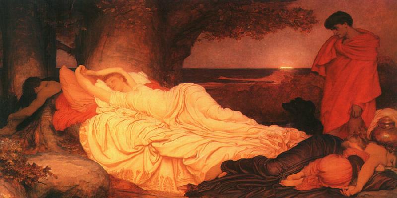 Lord Frederic Leighton Cymon and Iphigenia oil painting picture